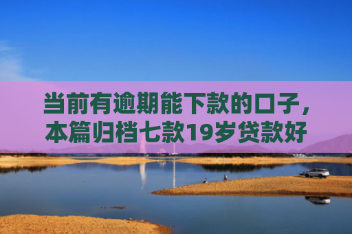 当前有逾期能下款的口子，本篇归档七款19岁贷款好下款的口子
