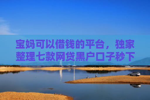 宝妈可以借钱的平台，独家整理七款网贷黑户口子秒下款了吗