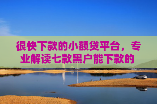 很快下款的小额贷平台，专业解读七款黑户能下款的 网贷口子