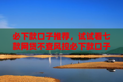 必下款口子推荐，试试看七款网贷不查风控必下款口子