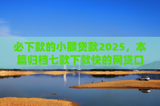 必下款的小额贷款2025，本篇归档七款下款快的网贷口子有哪些