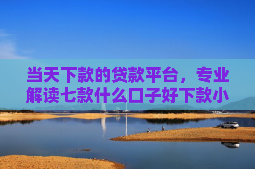 当天下款的贷款平台，专业解读七款什么口子好下款小额贷款