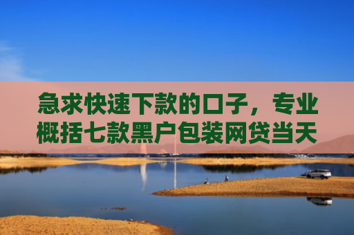 急求快速下款的口子，专业概括七款黑户包装网贷当天下款