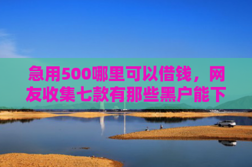 急用500哪里可以借钱，网友收集七款有那些黑户能下款的网贷