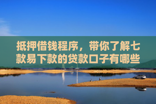 抵押借钱程序，带你了解七款易下款的贷款口子有哪些