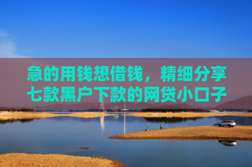 急的用钱想借钱，精细分享七款黑户下款的网贷小口子