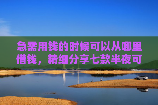 急需用钱的时候可以从哪里借钱，精细分享七款半夜可以下款的黑户网贷
