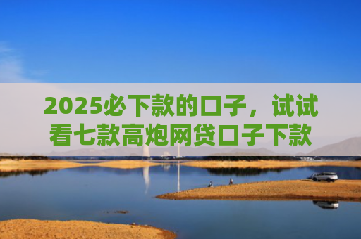 2025必下款的口子，试试看七款高炮网贷口子下款