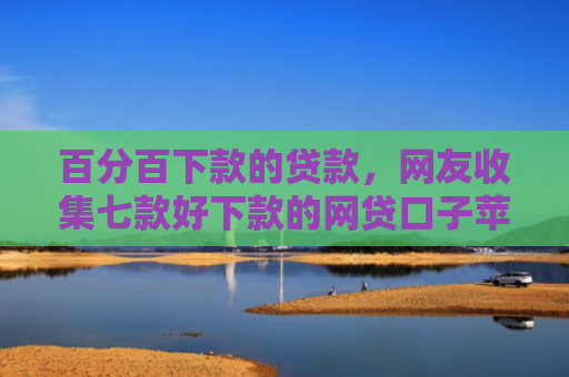 百分百下款的贷款，网友收集七款好下款的网贷口子苹果版