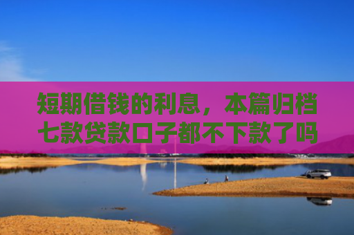 短期借钱的利息，本篇归档七款贷款口子都不下款了吗怎么办