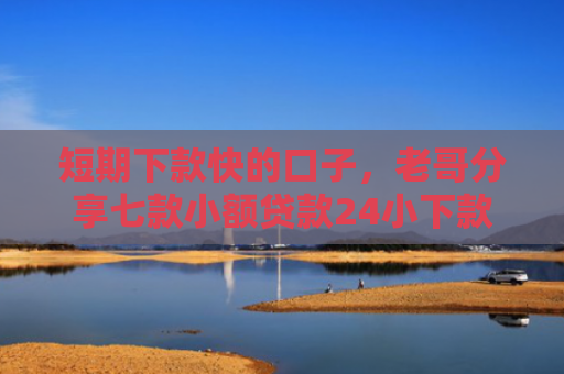 短期下款快的口子，老哥分享七款小额贷款24小下款口子