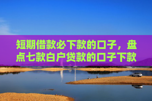短期借款必下款的口子，盘点七款白户贷款的口子下款快的
