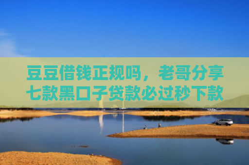 豆豆借钱正规吗，老哥分享七款黑口子贷款必过秒下款2025