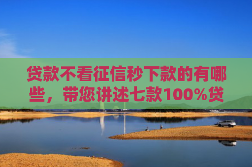 贷款不看征信秒下款的有哪些，带您讲述七款100%贷款下款的口子