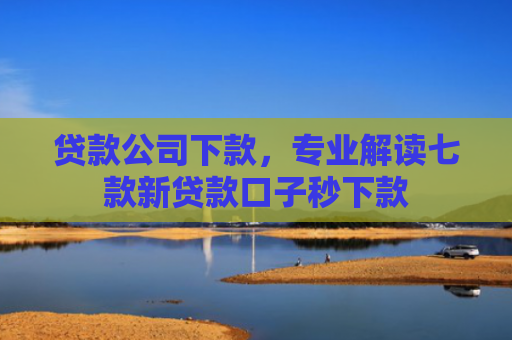 贷款公司下款，专业解读七款新贷款口子秒下款