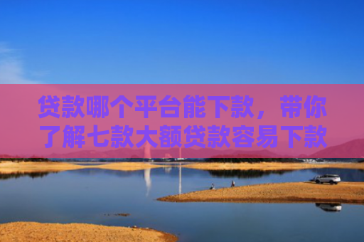 贷款哪个平台能下款，带你了解七款大额贷款容易下款的口子