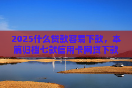 2025什么贷款容易下款，本篇归档七款信用卡网贷下款口子