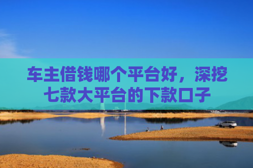 车主借钱哪个平台好，深挖七款大平台的下款口子