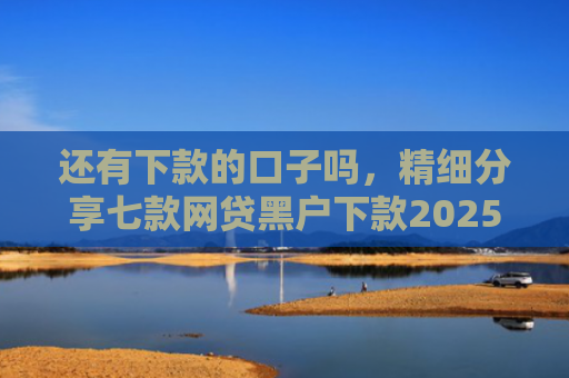 还有下款的口子吗，精细分享七款网贷黑户下款2025