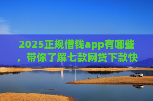 2025正规借钱app有哪些，带你了解七款网贷下款快的大口子