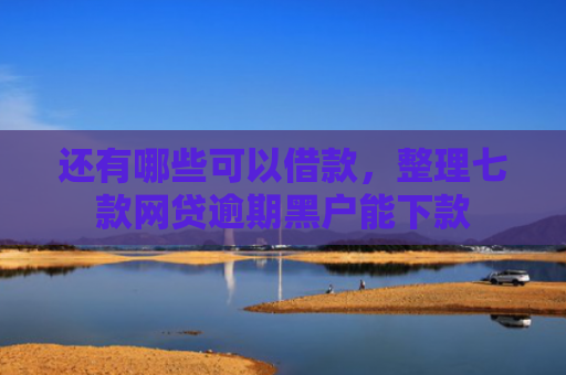 还有哪些可以借款，整理七款网贷逾期黑户能下款