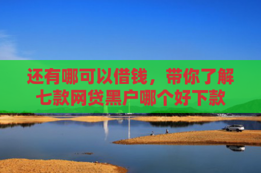 还有哪可以借钱，带你了解七款网贷黑户哪个好下款