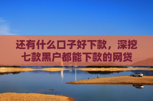 还有什么口子好下款，深挖七款黑户都能下款的网贷