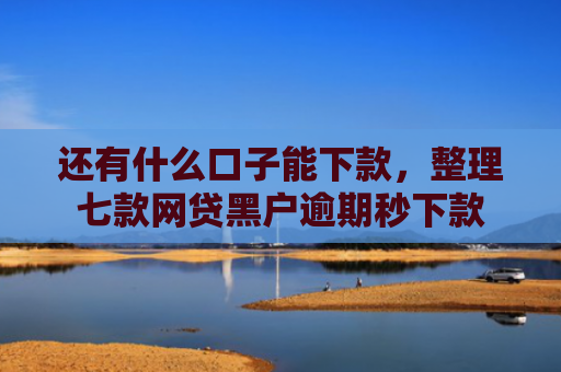 还有什么口子能下款，整理七款网贷黑户逾期秒下款