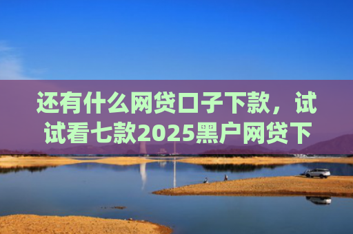 还有什么网贷口子下款，试试看七款2025黑户网贷下款app