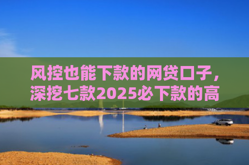 风控也能下款的网贷口子，深挖七款2025必下款的高炮口子系列大全APP