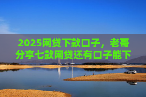 2025网贷下款口子，老哥分享七款网贷还有口子能下款吗