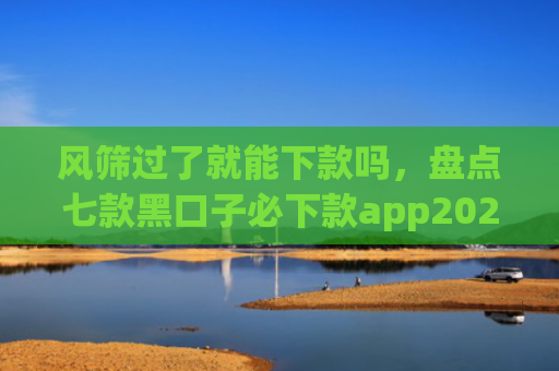 风筛过了就能下款吗，盘点七款黑口子必下款app2025下载