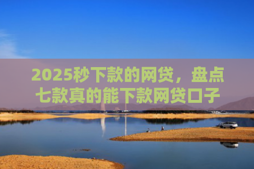 2025秒下款的网贷，盘点七款真的能下款网贷口子