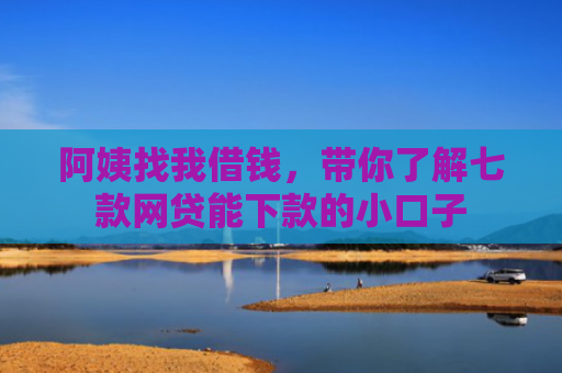 阿姨找我借钱，带你了解七款网贷能下款的小口子