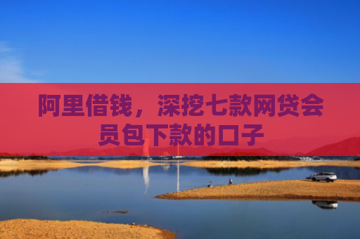 阿里借钱，深挖七款网贷会员包下款的口子