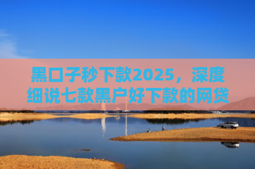 黑口子秒下款2025，深度细说七款黑户好下款的网贷平台