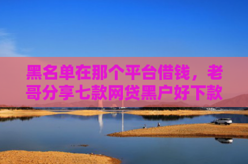 黑名单在那个平台借钱，老哥分享七款网贷黑户好下款的714