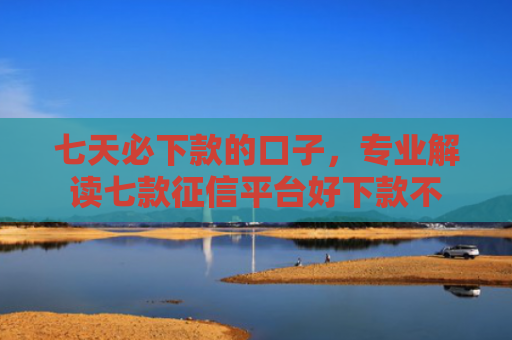 七天必下款的口子，专业解读七款征信平台好下款不