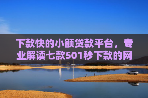 下款快的小额贷款平台，专业解读七款501秒下款的网贷口子