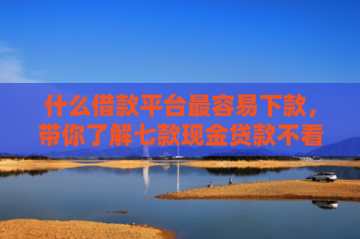 什么借款平台最容易下款，带你了解七款现金贷款不看征信秒下款
