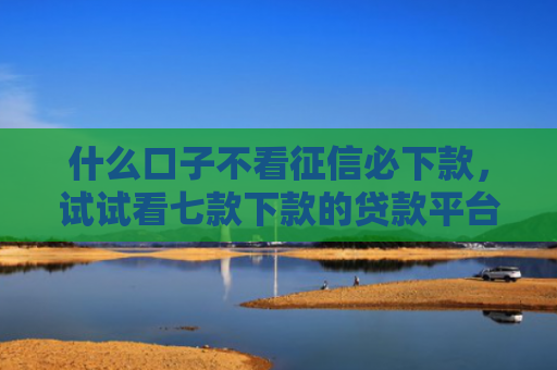 什么口子不看征信必下款，试试看七款下款的贷款平台不看征信