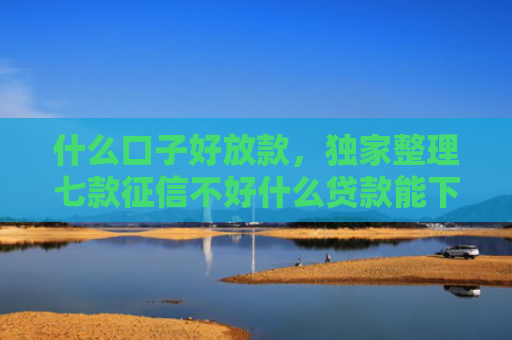 什么口子好放款，独家整理七款征信不好什么贷款能下款