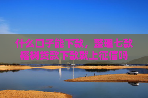 什么口子能下款，整理七款榕树贷款下款就上征信吗
