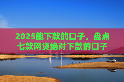 2025能下款的口子，盘点七款网贷绝对下款的口子