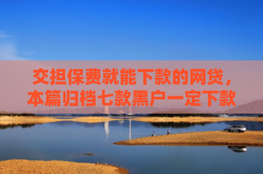 交担保费就能下款的网贷，本篇归档七款黑户一定下款的网贷