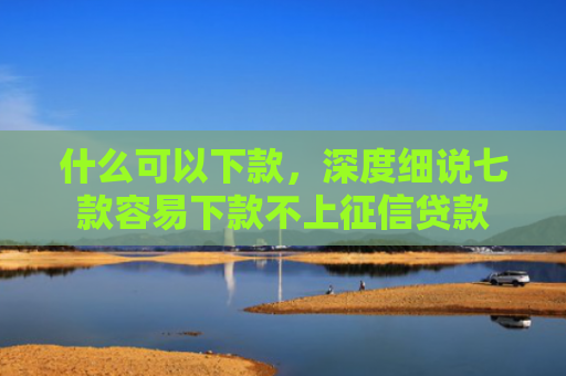 什么可以下款，深度细说七款容易下款不上征信贷款