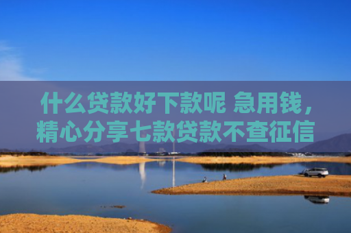 什么贷款好下款呢 急用钱，精心分享七款贷款不查征信秒下款