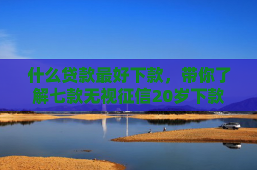 什么贷款最好下款，带你了解七款无视征信20岁下款贷款