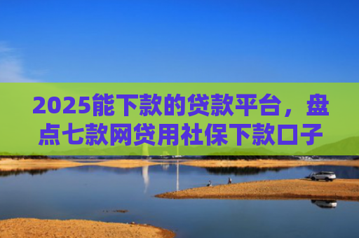 2025能下款的贷款平台，盘点七款网贷用社保下款口子
