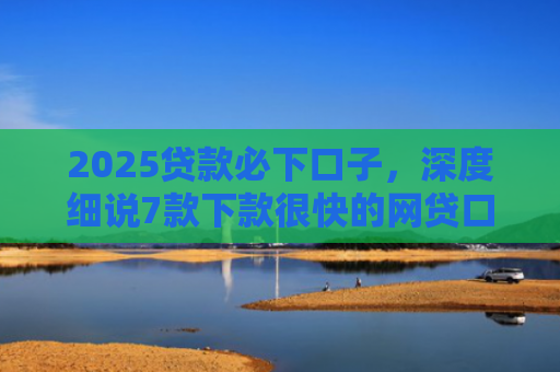 2025贷款必下口子，深度细说7款下款很快的网贷口子